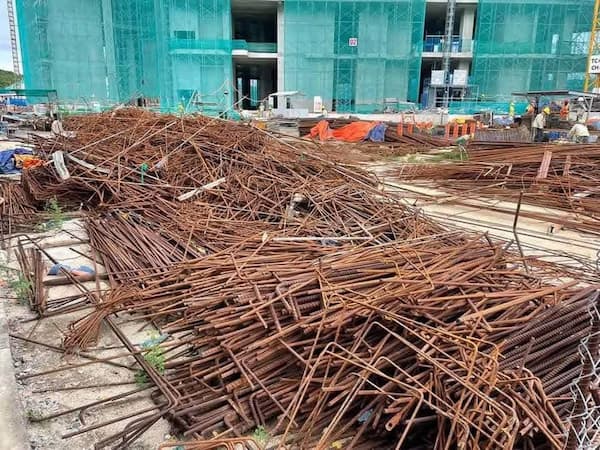 thu mua sắt phế liệu từ công trình
