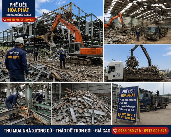 thu mua xác nhà xưởng cũ